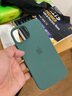 霆派 適用蘋(píng)果15手機殼iPhone15ProMax新款液態(tài)硅膠親膚超薄手感防摔防爆不沾指紋時(shí)尚男女款 暗夜綠 蘋(píng)果15 曬單實(shí)拍圖