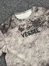 XVESSEL啞光發(fā)泡潑灑水墨T恤夏季時尚潮流百搭短袖 潑灑水墨T恤 S 曬單實拍圖