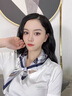 CHALL KITTY真絲絲巾桑蠶絲女士小方巾2025新款媽媽生日禮物教師節(jié)禮物送老師 海船藏青-品牌高檔高級(jí)感 曬單實(shí)拍圖