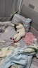 戴維貝拉（DAVE＆BELLA）兒童褲子保暖嬰幼兒護肚褲三層夾棉冬裝新款女童休閑褲寶寶長褲 灰粉色【現(xiàn)貨】 80 cm（建議身高73-80cm） 曬單實拍圖