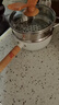 味之享 日式雪平鍋麥飯石奶鍋寶寶輔食鍋嬰兒鍋具電磁爐燃氣灶通用鍋 【立蓋+蒸籠】鋁合金底 18cm 曬單實(shí)拍圖