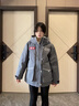 波司登（BOSIDENG）羽絨服太空聯(lián)名新國標90絨男女情侶短款3.0科技保暖外套 星辰深灰8A18 S 160/84A 曬單實(shí)拍圖