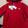 戴維貝拉（DAVE＆BELLA）兒童戶(hù)外防水羽絨服連帽男童外套冬裝新年童裝中大童外衣兒童衣服 紅色【現貨】 140cm 【充絨量99.5g】 曬單實(shí)拍圖