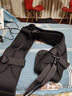雙板餃子皮便攜彈力單肩背帶保護板套防劃防銹滑雪板包分體保護套 純黑色 150CM 曬單實(shí)拍圖