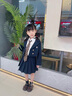 G.DUCKKIDS童裝女童秋裝套裝2024新款兒童西裝jk套裙學(xué)院風(fēng)三件套女孩表演服 西裝三件套+領(lǐng)帶-春秋季 110 適合100-110cm年齡4-5歲 曬單實(shí)拍圖