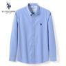U.S. POLO ASSN.襯衫男春夏保羅純棉條紋襯衣休閑商務(wù)上衣外套男藏青XL 175/96A 曬單實(shí)拍圖