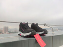富貴鳥(niǎo)女鞋冬季老人鞋女加絨保暖棉鞋女中老年健步鞋女休閑運動(dòng)鞋媽媽鞋 黑梅 37 曬單實(shí)拍圖