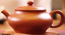 益工坊（YIGONGFANG）宜興紫砂壺 朱泥手工紫砂壺功夫茶具 觀復虛扁 130cc 1個 曬單實拍圖
