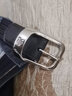 曼邦男士皮帶布針扣男裝禮盒百搭松緊彈性帆布彈力編織腰帶褲帶男 MB0056銀04黑色（經(jīng)典單編） 110cm （適合腰圍2尺6-2尺7） 曬單實(shí)拍圖