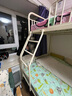 天壇家具上下床雙層鐵床員工宿舍鐵架床母子高低鐵架子床上下鋪雙人床 【芝士白】鐵藝床 上1200*下1500 曬單實拍圖