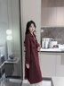佰藍嬌安可拉紅風(fēng)衣外套女中長(cháng)款2025春秋新款氣質(zhì)修身高級感英倫風(fēng)大衣 安可拉紅 M （建議100-115斤） 曬單實(shí)拍圖