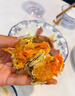 品京鮮大閘蟹花雕蟹熟醉蟹熟食非生腌公母螃蟹 花雕醉蟹全母4只裝【2.5-3.0兩】 曬單實(shí)拍圖