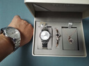 冠琴（GUANQIN）瑞士認證手表男全自動(dòng)機械表男士手表夜光防水日歷男表情人節禮物 精鋼灰面【情侶一對】 曬單實(shí)拍圖