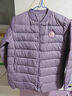 多妙屋女童羽絨服兒童羽絨內(nèi)膽秋冬中大童輕薄外套內(nèi)穿學(xué)生校服神器童裝 紫色 81610 170cm 參考身高165-175 曬單實(shí)拍圖