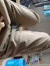 Foss Phil裤子男士春夏季宽松垂感冰丝休闲长裤运动阔腿直筒裤2311卡其L 实拍图