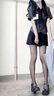 蝶嬌諾（DIEJIAONUO）連衣裙子女裝2025年夏季新款學(xué)院風(fēng)小個子JK制服甜辣妹純欲風(fēng)短裙 灰色短袖+領(lǐng)帶+校牌+百褶裙 M 曬單實拍圖