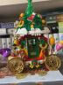 IMVE六一儿童节礼物创意积木拼装可旋转音乐盒男孩女孩3-14岁拼插模型 礼遇圣诞夜购物车（755pcs） 实拍图