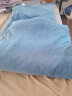 艾薇牛奶绒被套单件加绒单人宿舍毛毯两用被罩单件 宾利蓝150*200cm 实拍图