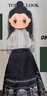 年衣行云畫戲馬面裙女童2025春秋新款古裝古風漢服公主裙母女親子裝 墨黑 170 (L) 曬單實拍圖