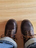 玩累了的孩子·Work Shoes 翻毛牛皮 輕量化厚V底外翻縫 美式工裝德比鞋 Horween封蠟FG-4#Brown 41 曬單實拍圖