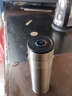 FANJANE一鍵開(kāi)蓋速開(kāi)保溫杯茶水分離泡茶杯辦公316不銹鋼男士車(chē)載水杯子 鋼色316款+單獨玻璃杯體 500ml 曬單實(shí)拍圖