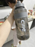 希乐大容量塑料杯男吸管杯便携户外运动健身太空杯学生旅行水瓶2000ML 实拍图