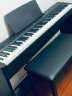 雅马哈P145电钢琴（P48升级款）初学88键重锤电子钢琴专业成人键盘便携 P145B+原装木架+三踏+官方标配 实拍图