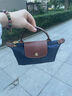 瓏驤（longchamp）女包迷你手提餃子包化妝包送女友七夕禮物 石墨色 迷你 曬單實拍圖