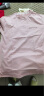 米度丽 孕妇上衣外穿大码孕妇t恤夏季薄款中长款短袖宽松孕妇装 暗粉 XL 实拍图