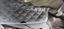 玉馳捷冬季車(chē)載座椅加熱usb加熱墊電熱墊車(chē)用12v24v通用汽車(chē)加熱保暖墊 水晶絨（灰色） USB插口 曬單實(shí)拍圖