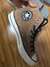 匡威（Converse）官方 1970S男女高幫復古翻毛皮運動(dòng)鞋棕色169337C 169337C/褐色 38 曬單實(shí)拍圖