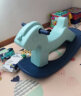 澳乐 宝宝摇摇马儿童玩具0-1-3岁室内户外玩具独角兽摇马蓝儿童节礼物 实拍图
