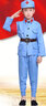 八路軍演出服紅軍抗戰(zhàn)服裝服裝新四軍兒童舞臺(tái)表演服裝 藍(lán)色套裝 120cm 曬單實(shí)拍圖