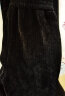 T-8T加厚雪尼尔阔腿裤子女高腰垂感秋冬季新款灯芯绒春秋休闲运动裤 黑色-加绒-L（85-125斤） 实拍图