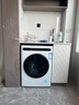 美菱（MeiLing）10公斤全自動(dòng)滾筒帶烘干洗衣機纖薄箱體自由嵌入巴氏除菌洗除螨洗節能省電一級能效 G100M14528BH【洗烘一體】極地白 曬單實(shí)拍圖