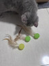 京多夢(mèng)逗貓棒不倒翁貓玩具貓咪自嗨解悶神器貓薄荷球貓貓小貓幼貓寵物 洛克黃 當/次日達 曬單實(shí)拍圖