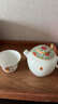 景德鎮(zhèn)陶瓷官方店家用小號(hào)茶壺手繪粉彩吉祥甜白釉單壺帶禮盒功夫茶具 綻放茶壺 150ml 曬單實(shí)拍圖