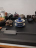 辰軒瓷業(yè) 景德鎮(zhèn)青花瓷純銀蓋碗鎏銀陶瓷茶碗大茶杯功夫茶具家用茶盞送禮 景德鎮(zhèn)鎏銀青花瓷蓋碗 曬單實拍圖