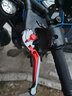 TWO ROUND KNIGHT 兩輪騎士適用黃龍600改裝件剎車(chē)手拉桿302s牛角幼獅500手把可調離合桿手柄 國四-紅色 曬單實(shí)拍圖