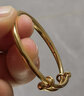 中國黃金（CHINA GOLD）黃金寶寶金手鐲足金光圈百日禮兒童滿月周歲出生禮 （單只）素圈丨約3.13g 曬單實拍圖