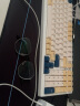 新盟X98PRO机械键盘蓝牙无线2.4G三模/有线单模RGB背光全键热插拔轴Gasket结构游戏办公 豆奶白-有线单模-RGB热插拔【TTC钢铁超人轴】 实拍图