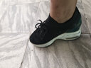 萊然休閑內增高女鞋子氣墊運動(dòng)透氣網(wǎng)布面薄款厚底單鞋2026春夏小白鞋 黑色網(wǎng)鞋 38 曬單實(shí)拍圖