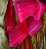 兰诗（LAUTEE）SB-0318 扫把笤帚单个木柄塑料丝扫把 红直杆硬毛窄头10个装 实拍图