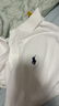 Polo Ralph Lauren 拉夫勞倫【大秀同款】男裝 經(jīng)典款修身網(wǎng)格短袖網(wǎng)球衫RL12673 100-白色 M 曬單實(shí)拍圖