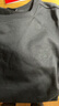 特步（XTEP）男裝衛(wèi)衣男圓領(lǐng)長袖秋冬休閑運(yùn)動(dòng)針織上衣打底衫跑步健身衣服 黑 2XL 曬單實(shí)拍圖