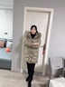 雪中飛狐貍毛領(lǐng)羽絨服女中長(cháng)款媽媽裝2025冬季新款修身加厚御寒女士外套 橄欖色 XL 170  建議105斤以?xún)?曬單實(shí)拍圖