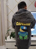 G.DUCKKIDS童裝男童外套冬季新款加絨加厚秋冬裝兒童外套時(shí)尚保暖男孩衣服 灰色 140 適合身高130-140cm年齡9-10歲 曬單實(shí)拍圖