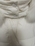 雅鹿【300g充絨】羽絨服女超長過膝到腳踝冬季加厚狐貍毛領修身外套AS 白色 L/165 曬單實拍圖