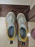 江博士運(yùn)動(dòng)鞋春季男女童免系旋鈕扣兒童跑步鞋2C10A1006BM米/黃/藍(lán)36碼 曬單實(shí)拍圖