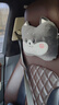 妙天下（VONDVO）汽車(chē)頭枕頸枕一對車(chē)內可愛(ài)車(chē)用靠枕內飾用品車(chē)載卡通座椅腰靠套裝 頭枕 【24款-哈士奇】 2個(gè) 曬單實(shí)拍圖